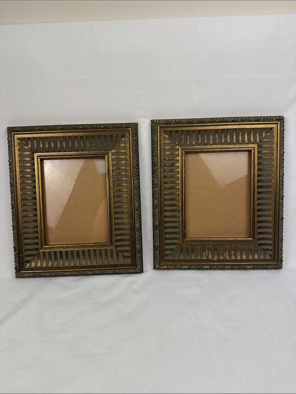 Antique-Style Gold Picture Frame Pair - Classic Home Accents 5x7 picture